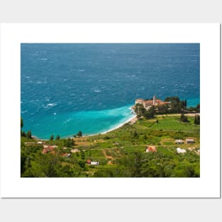 Coast Near Bol in Brac, Croatia Posters and Art